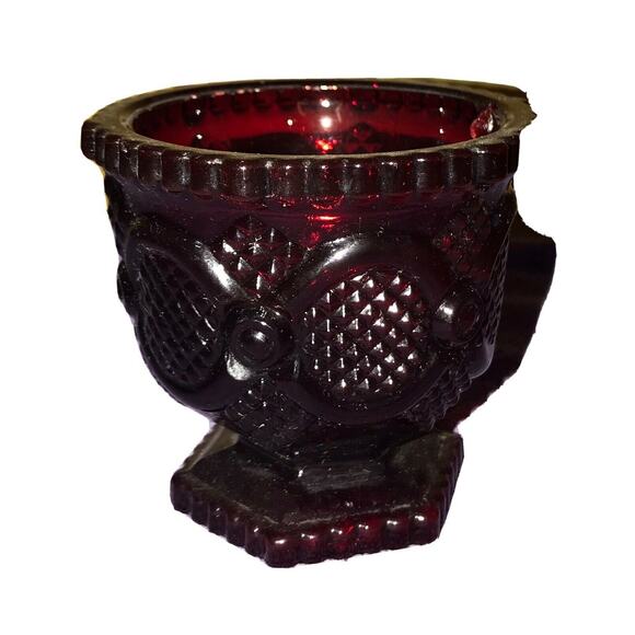 Avon Cape Cod Ruby Red Lot Of 3 - Picture 1 of 2